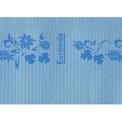 Monoart Towel Up  Floral Light Blue