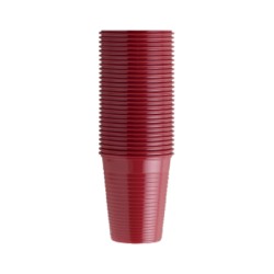 Monoart Plastic Cup 200cc. Red