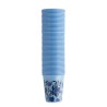 Monoart Plastic Cup 200cc Light Blue Floral