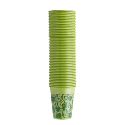 Monoart Plastic Cup 200cc Lime Floral